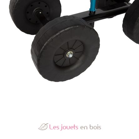 Excavadora de metal con ruedas azul LE12798 Small Foot company 7