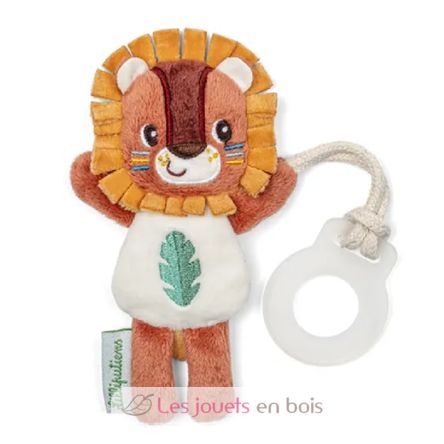Portachupetes que brilla en la oscuridad Jack el león LL83591 Lilliputiens 1