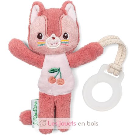 Portachupetes que brilla en la oscuridad Jeanne la gata LL83592 Lilliputiens 1