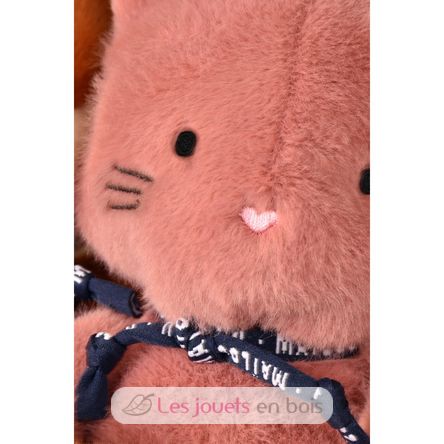 Peluche Gato Méloé 37 cm - Polvo de rosa MA0199 Maïlou Tradition 2