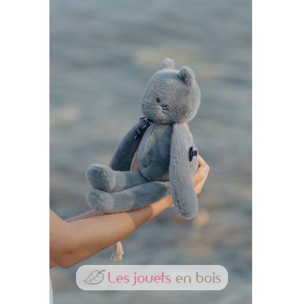 Peluche Gato Méloé 37 cm - Gris MA0261 Maïlou Tradition 4