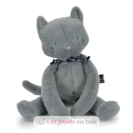 Peluche Gato Méloé 37 cm - Gris MA0261 Maïlou Tradition 1