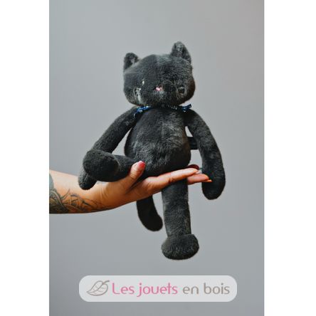 Peluche Gato Méloé 37 cm - Gris antracita MA0260 Maïlou Tradition 6