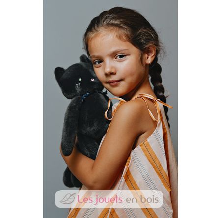 Peluche Gato Méloé 37 cm - Gris antracita MA0260 Maïlou Tradition 3