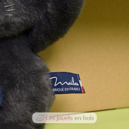 Peluche Gato Méloé 37 cm - Gris antracita MA0260 Maïlou Tradition 4