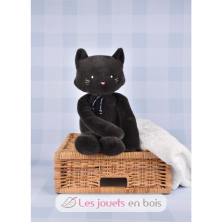 Peluche Gato Méloé 37 cm - Gris antracita MA0260 Maïlou Tradition 7