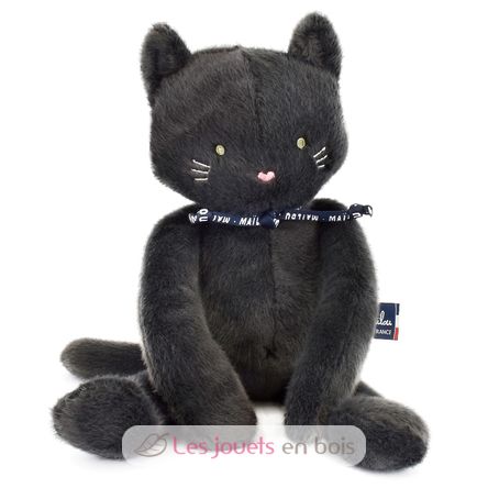 Peluche Gato Méloé 37 cm - Gris antracita MA0260 Maïlou Tradition 1