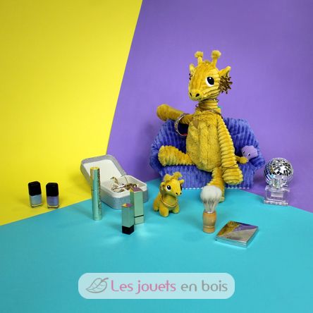 Mamá jirafa de peluche y su bebé DE76230 Les Déglingos 3