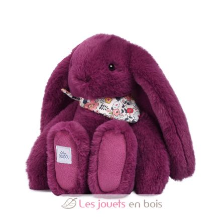 Peluche Conejo Fleurette ciruela 25 cm DC4704 Doudou et Compagnie 1