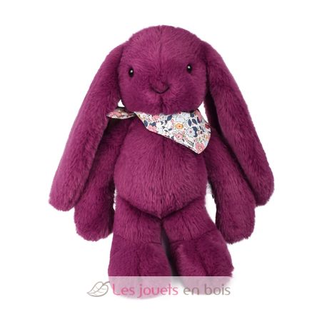 Peluche Conejo Fleurette ciruela 35 cm DC4705 Doudou et Compagnie 3