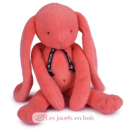 Peluche Conejo Méloé 37 cm - Coral Ácido MA0332 Maïlou Tradition 2