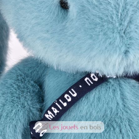 Peluche Conejo Méloé 37 cm - Azul laguna MA0266 Maïlou Tradition 6