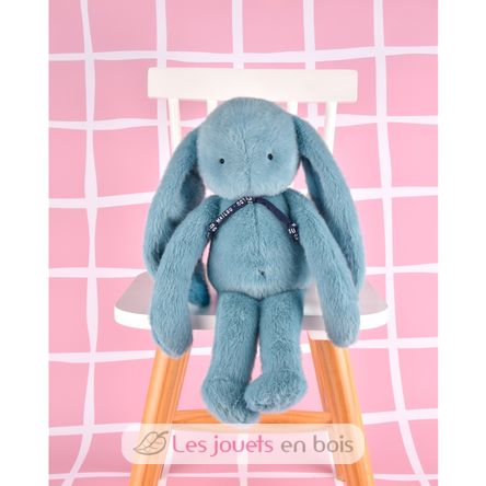 Peluche Conejo Méloé 37 cm - Azul laguna MA0266 Maïlou Tradition 7