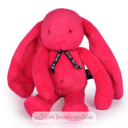 Peluche Conejo Méloé 37 cm - Rosa fucsia MA0330 Maïlou Tradition 2