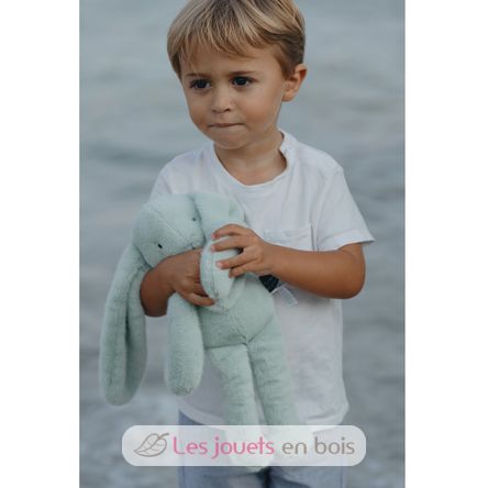 Peluche Conejo Méloé 37 cm - Verde salvia MA0035 Maïlou Tradition 4