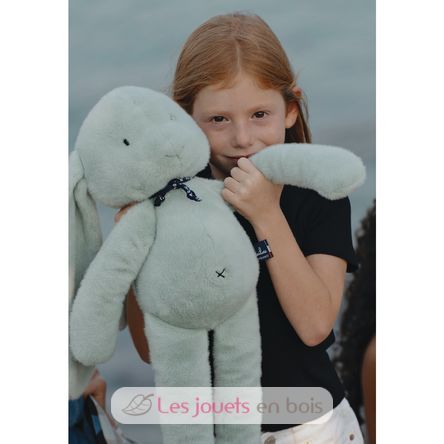 Peluche Conejo Méloé verde salvia 56 cm MA0039 Maïlou Tradition 4