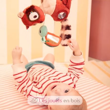 Peluche lémur Elvis colgante LL83681 Lilliputiens 2