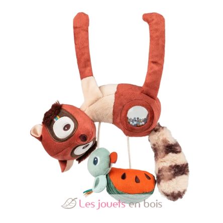 Peluche lémur Elvis colgante LL83681 Lilliputiens 1