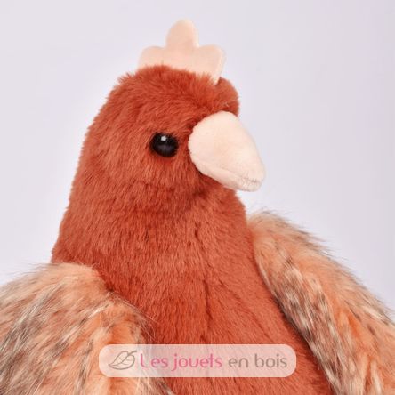 Peluche gallina con huevos dorados 28 cm HO3447 Histoire d'Ours 2