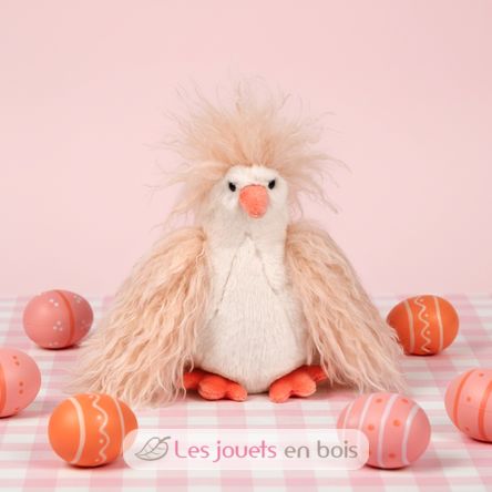 Peluche Gallina con frizz 20 cm HO3446 Histoire d'Ours 4