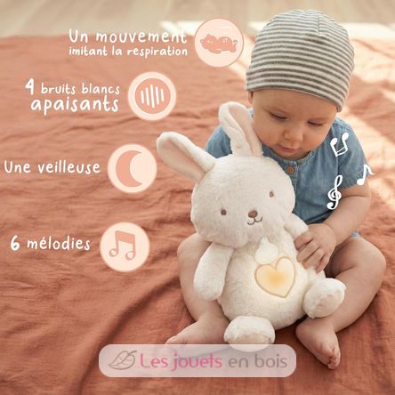 Conejo de peluche que respira DC4685 Doudou et Compagnie 4