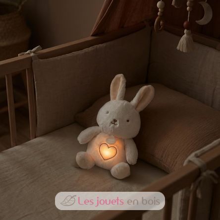Conejo de peluche que respira DC4685 Doudou et Compagnie 5