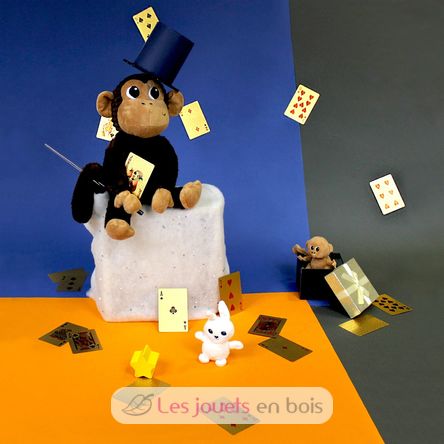 Mamá mono de peluche y su bebé DE76240 Les Déglingos 3