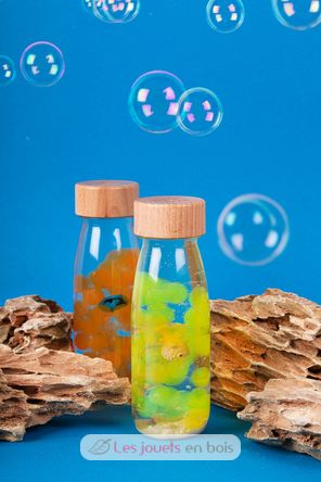 Botella sensorial Sound Blue Tang PB47682 Petit Boum 3