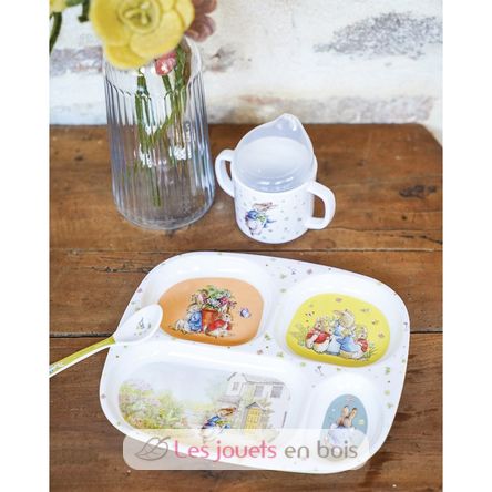 Plato bandeja con 4 compartimentos Peter Rabbit PJ-BP935T Petit Jour 2