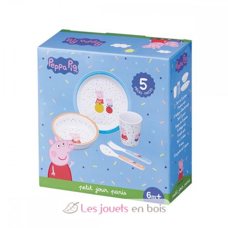 Cofre-regalo para bebé de 5 piezas Peppa Pig PJ-PI701T Petit Jour 2