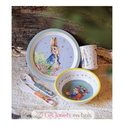 Vajilla 5 piezas Peter Rabbit verde PJ-BP701BT Petit Jour 2