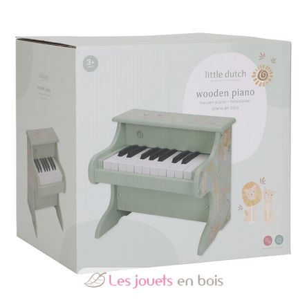 Piano de madera verde Safari Friends LD7476 Little Dutch 6