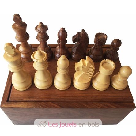 Piezas de ajedrez clásicas Rey 95 mm WJ-EPCL95S Wilson Jeux 2