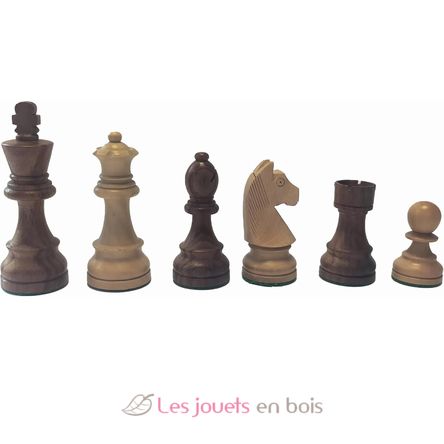 Piezas de ajedrez clásicas Rey 95 mm WJ-EPCL95S Wilson Jeux 1