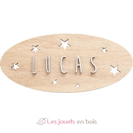 Placa decorativa personalizada - Estrellas VI-PL47 Vintiun 1