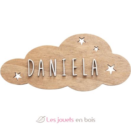 Placa decorativa personalizada - Nube VI-PL43 Vintiun 2