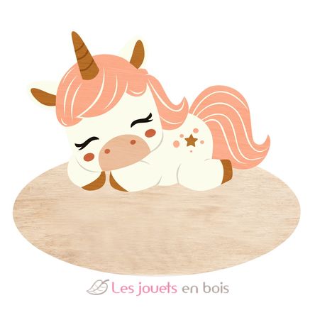 Placa de puerta personalizada Unicornio VI-PLP02 Vintiun 1