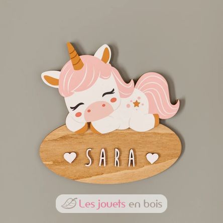 Placa de puerta personalizada Unicornio VI-PLP02 Vintiun 2