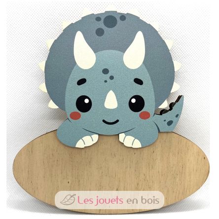 Placa de puerta personalizada Triceratops VI-PLP08 Vintiun 1