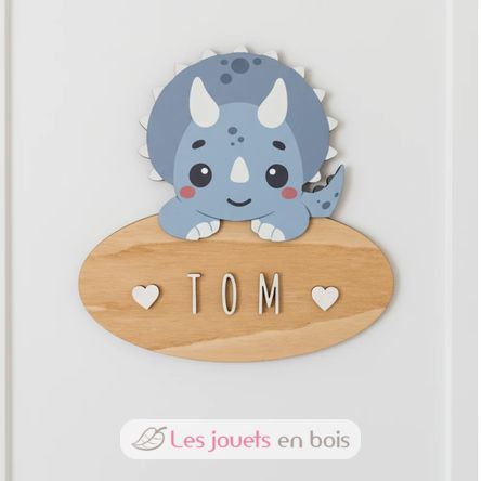 Placa de puerta personalizada Triceratops VI-PLP08 Vintiun 2