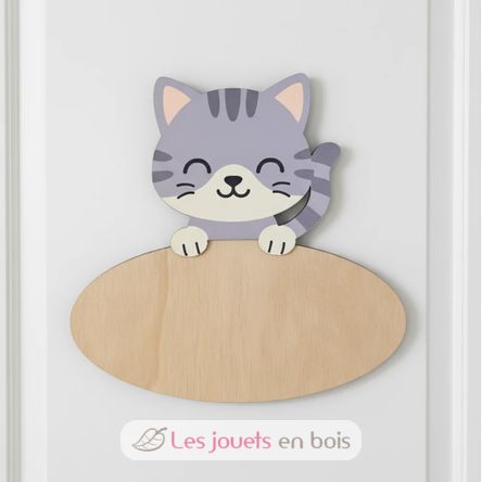 Placa de puerta personalizada Gato VI-PLP18 Vintiun 4