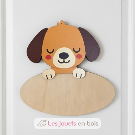 Placa de puerta personalizada Perro VI-PLP19 Vintiun 4