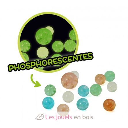 Set con 163 canicas de vidrio BUK-PM855 Buki France 3