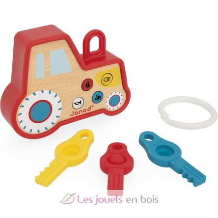 Llavero tractor con sonido y luz J03331 Janod 2