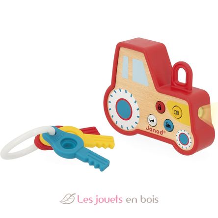Llavero tractor con sonido y luz J03331 Janod 5