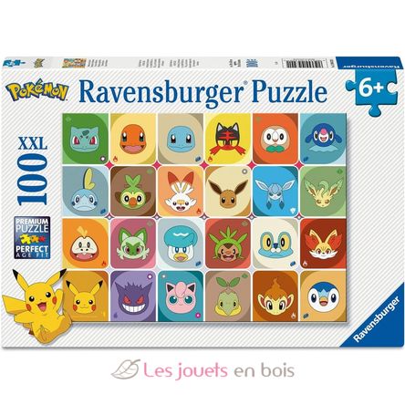 Puzzle Caras de Pokemon 100p XXL RAV12004320 Ravensburger 5