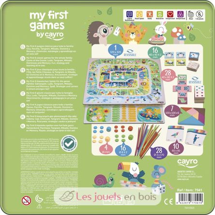 Mis primeros juegos de mesa CA7041 Cayro 5