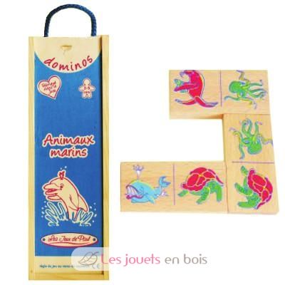 Dominó de animales marinos A0105-161 Les Jeux de Paul 2