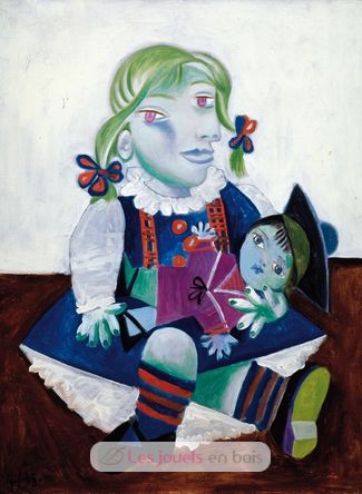 Maya con una muñeca de PICASSO W0601-1848 Puzzle Michèle Wilson 2