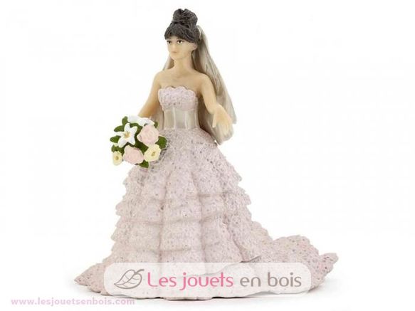 Figura novia de encaje rosa PA39070-3135 Papo 2